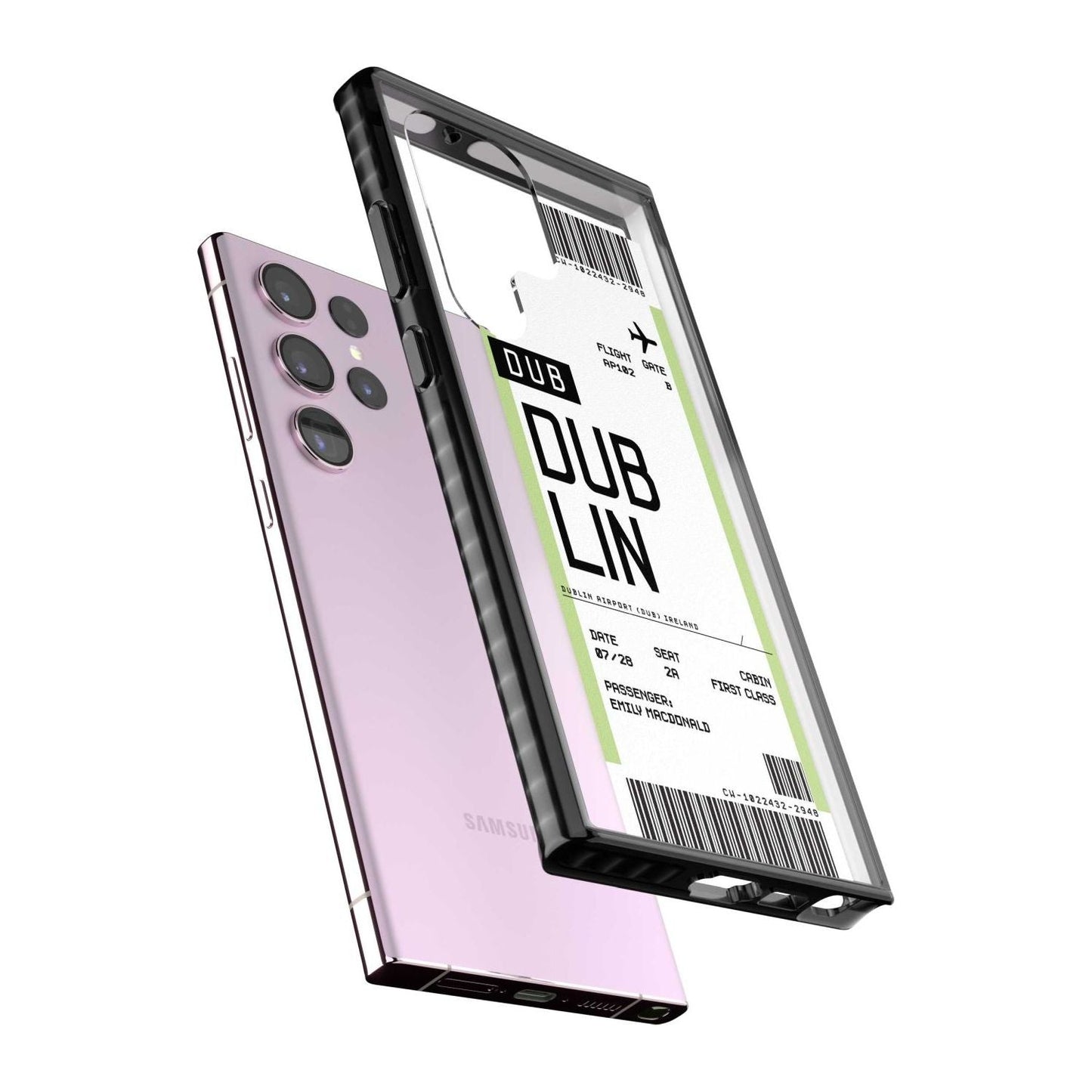 Personalised Dublin Boarding Pass