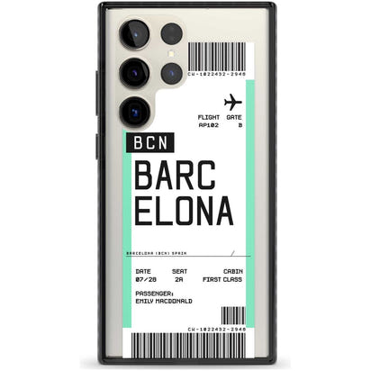 Personalised Barcelona Boarding Pass