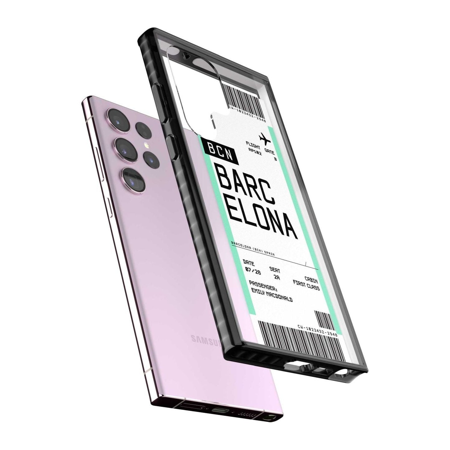 Personalised Barcelona Boarding Pass