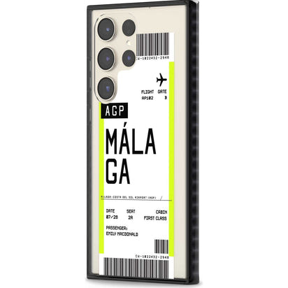 Personalised Málaga Boarding Pass