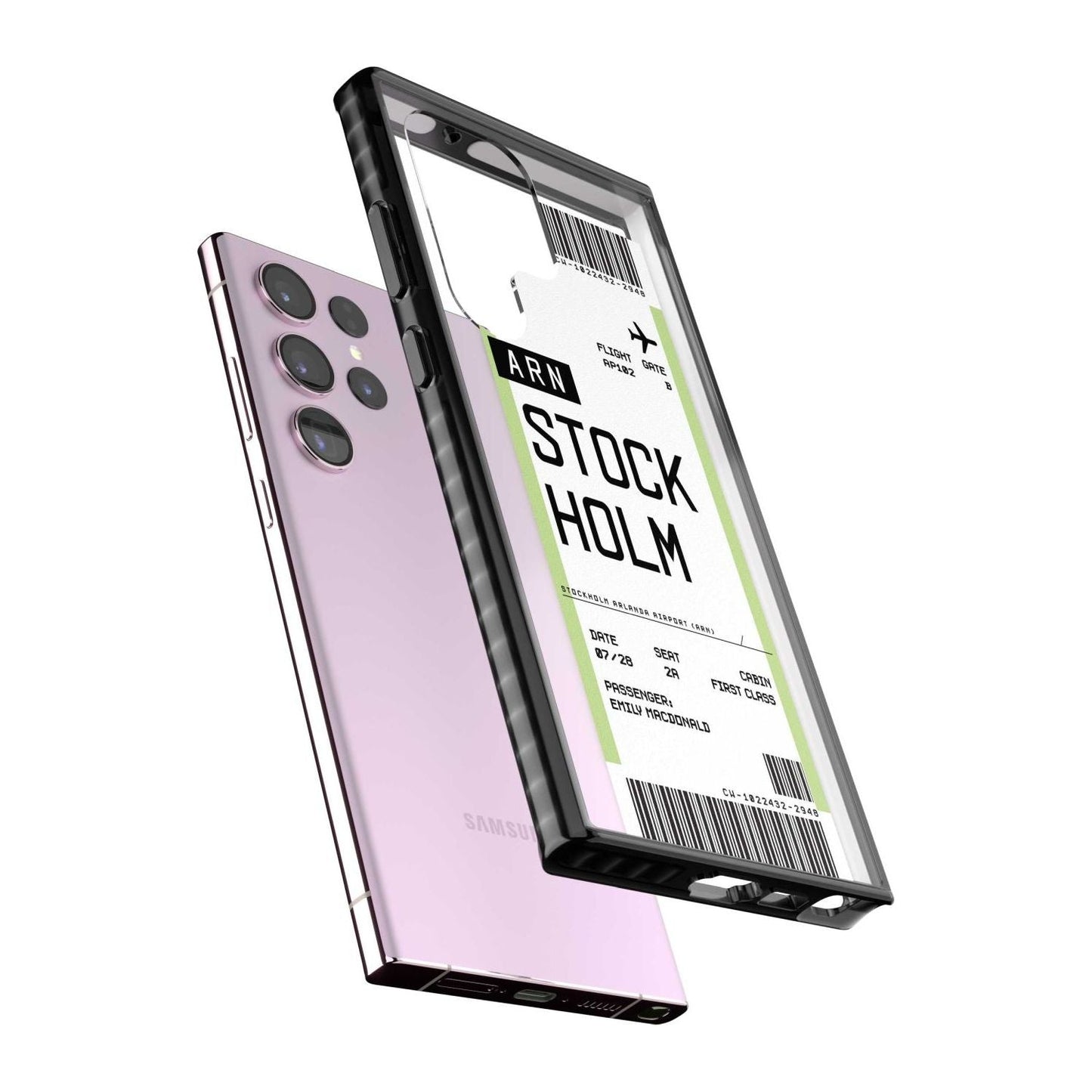 Personalised Stockholm Boarding Pass