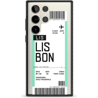 Personalised Lisbon Boarding Pass