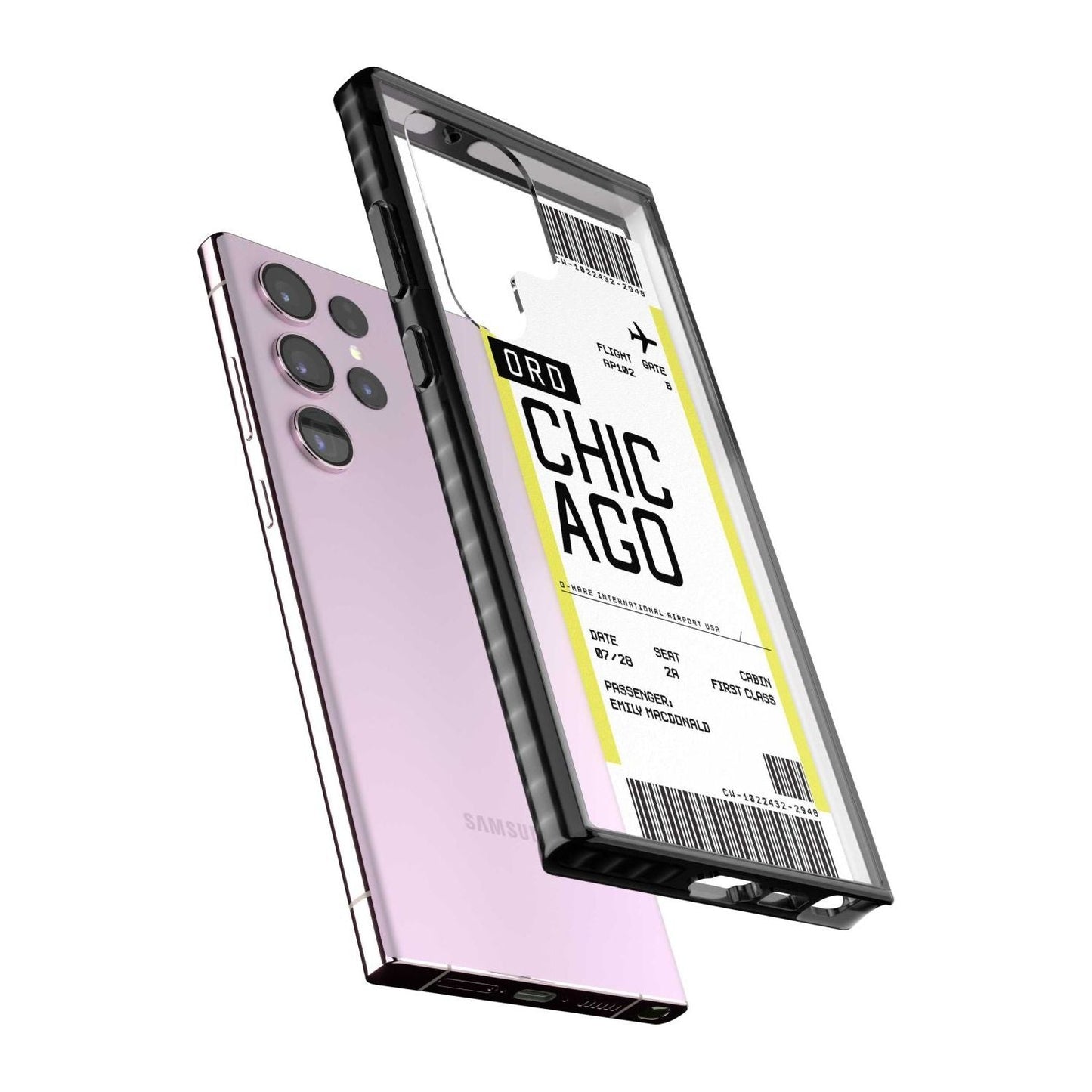 Personalised Chicago Boarding Pass