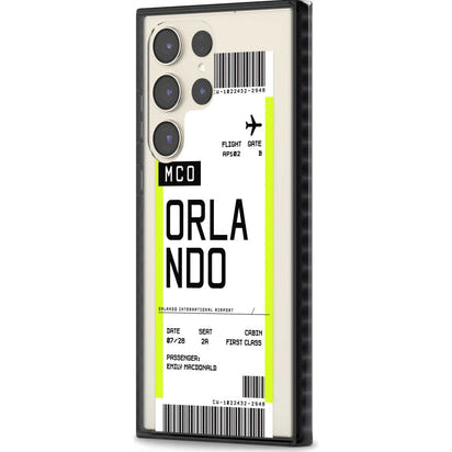 Personalised Orlando Boarding Pass