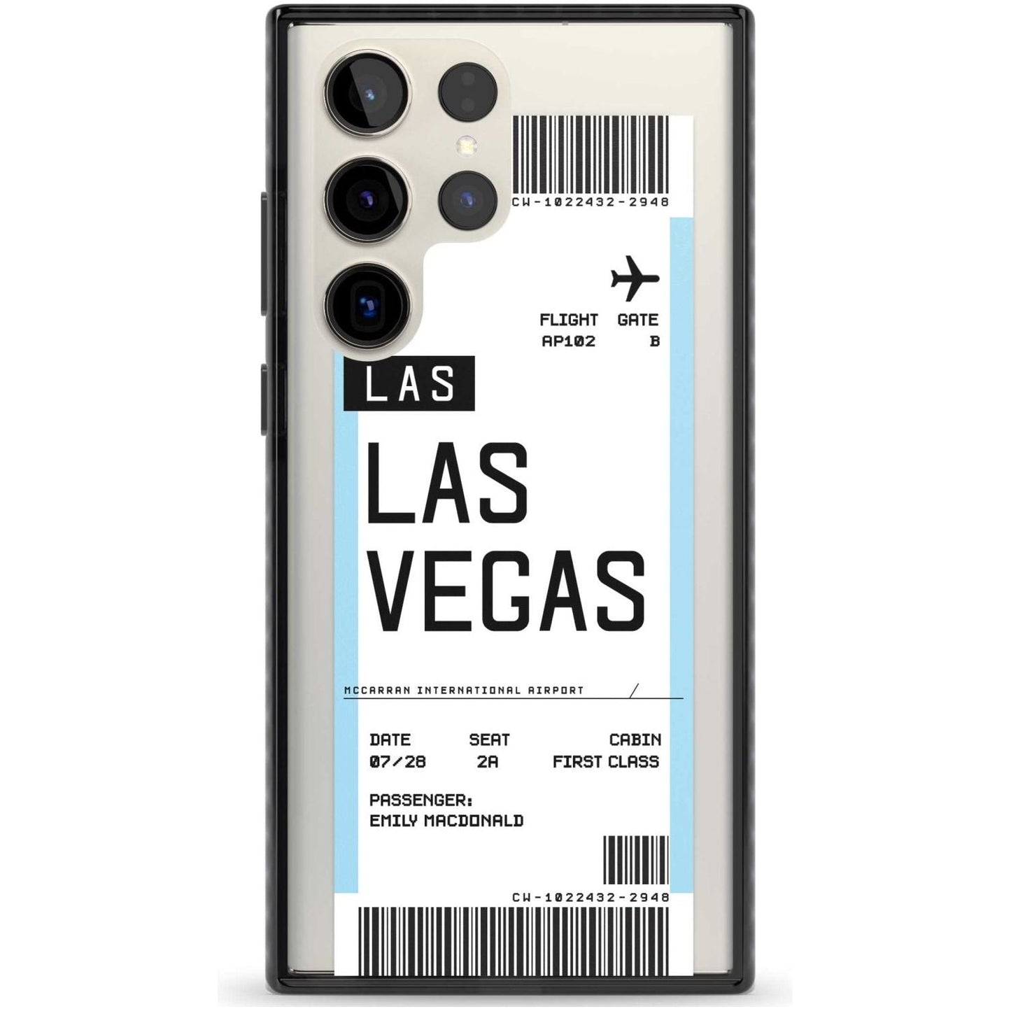 Personalised Las Vegas Boarding Pass