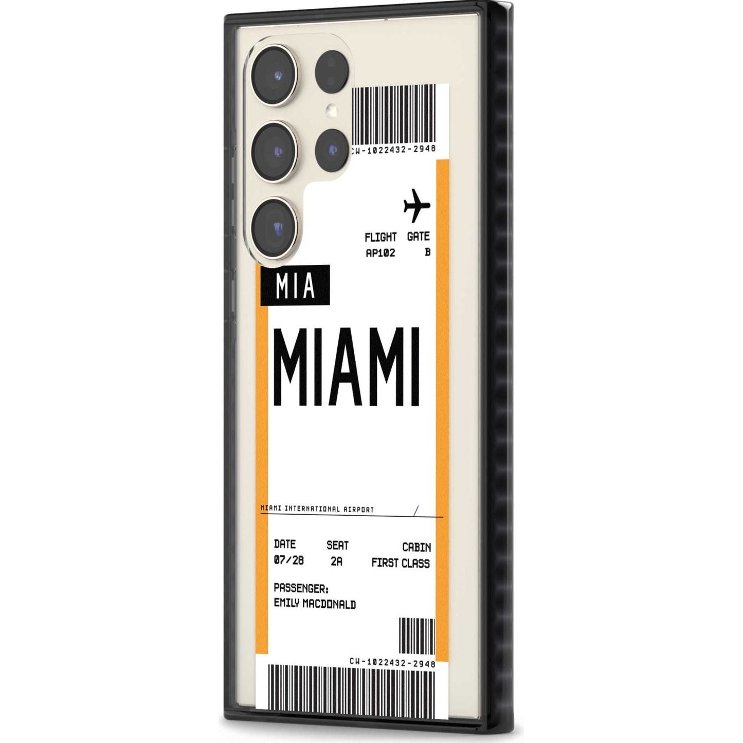 Personalised Miami Boarding Pass