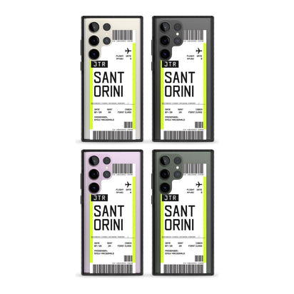 Personalisierte Bordkarte für Santorini