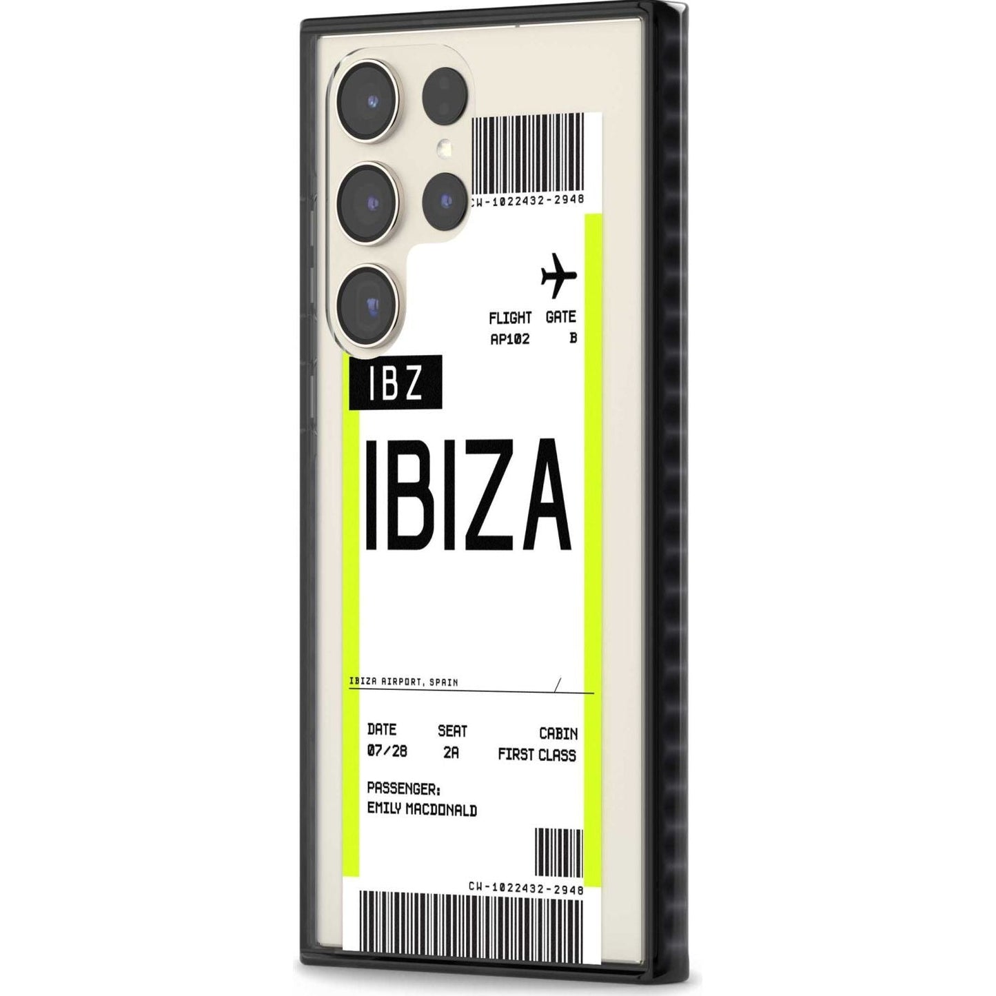 Personalised Ibiza Boarding Pass