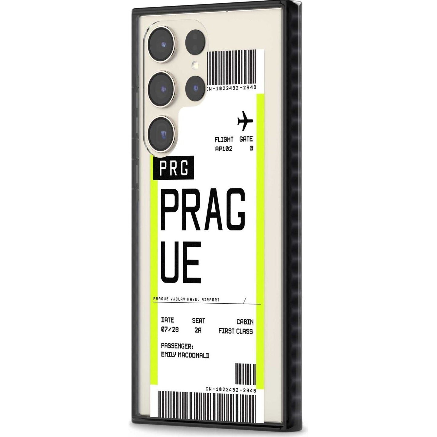 Personalised Prague Boarding Pass