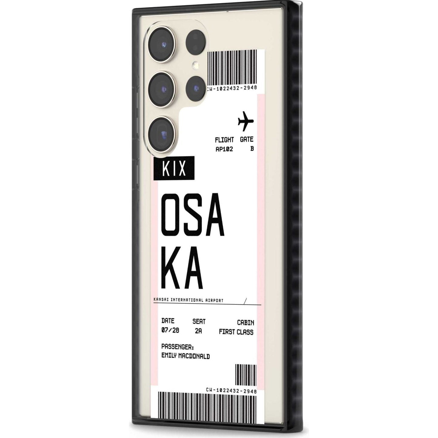 Personalised Osaka Boarding Pass