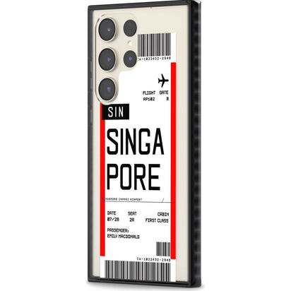 Personalised Singapore Boarding Pass