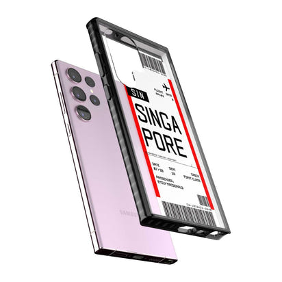 Personalised Singapore Boarding Pass