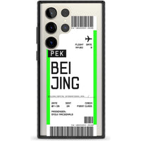 Carte d'embarquement personnalisée pour Pékin