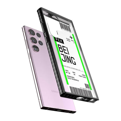 Carte d'embarquement personnalisée pour Pékin