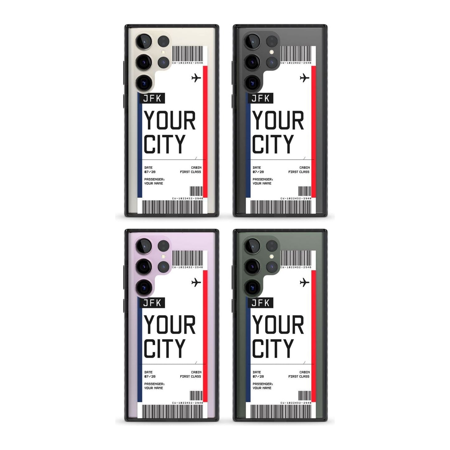 Personalised Create Your Own Boarding Pass Ticket