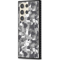 Dunkelgraue Katzentarnung