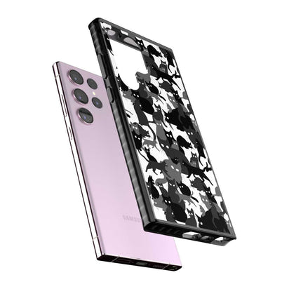 Black & White Cat Camouflage