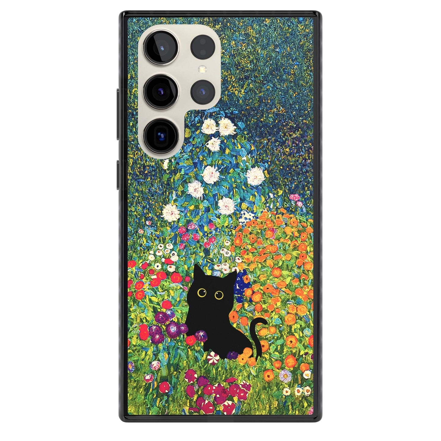 Cat in Klimt's Garden