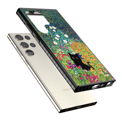 Cat in Klimt's Garden