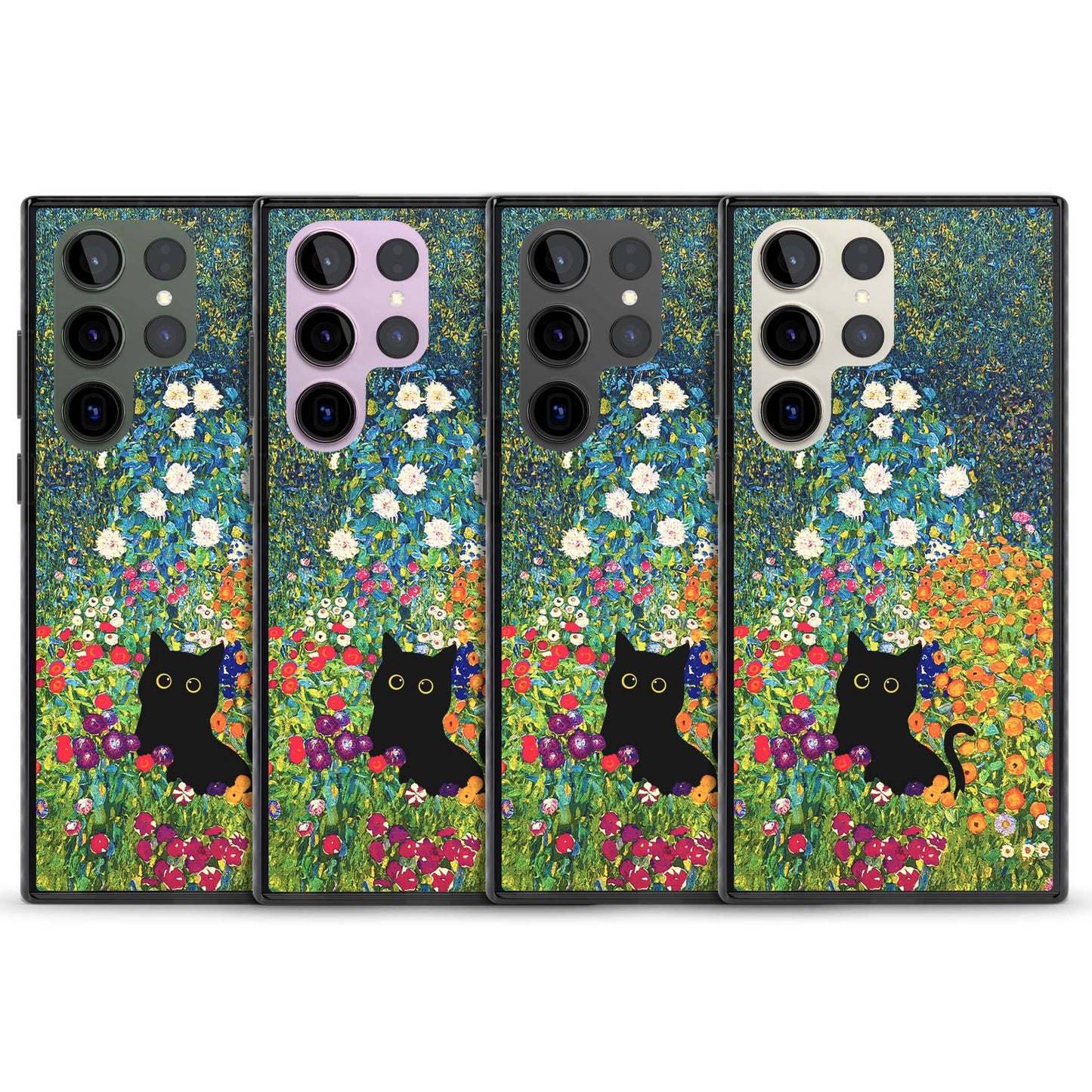 Cat in Klimt's Garden