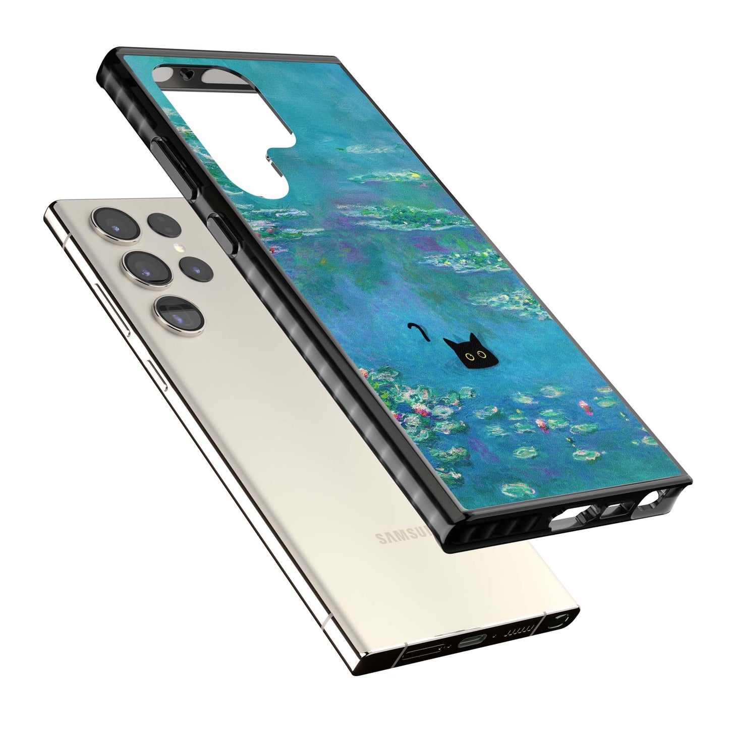 Cat in Monet's Water Lillies