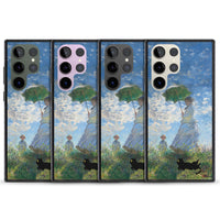 Cat with Monet's Parasol Lady