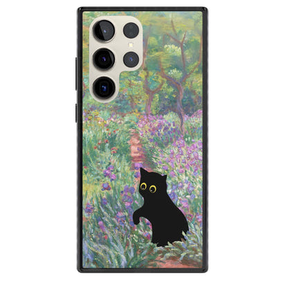 Cat in Monet's Giverny Garden