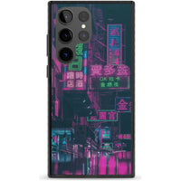 Bande nocturne au néon