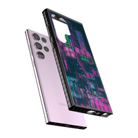 Bande nocturne au néon