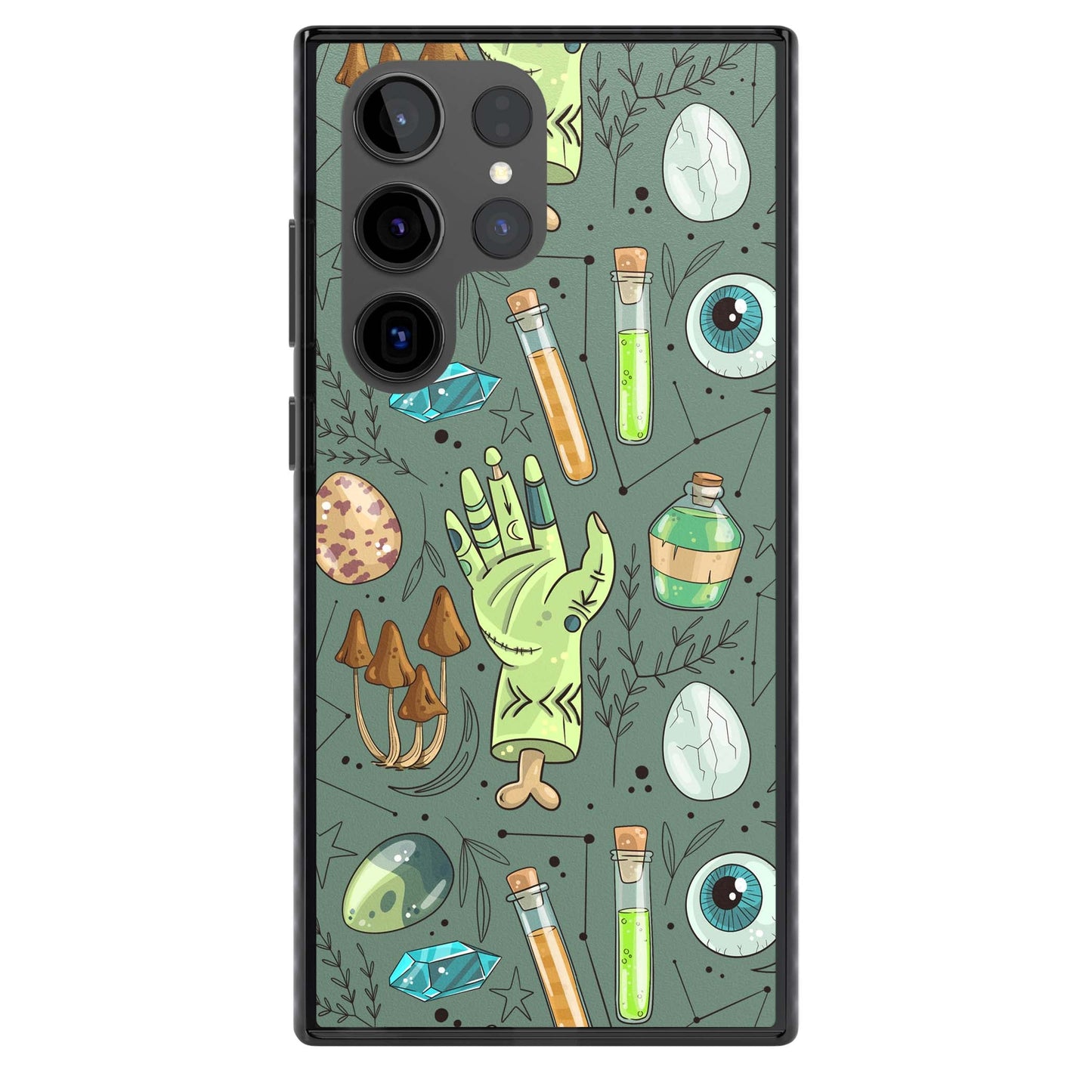 Motif expérimental de dessin animé pour Halloween