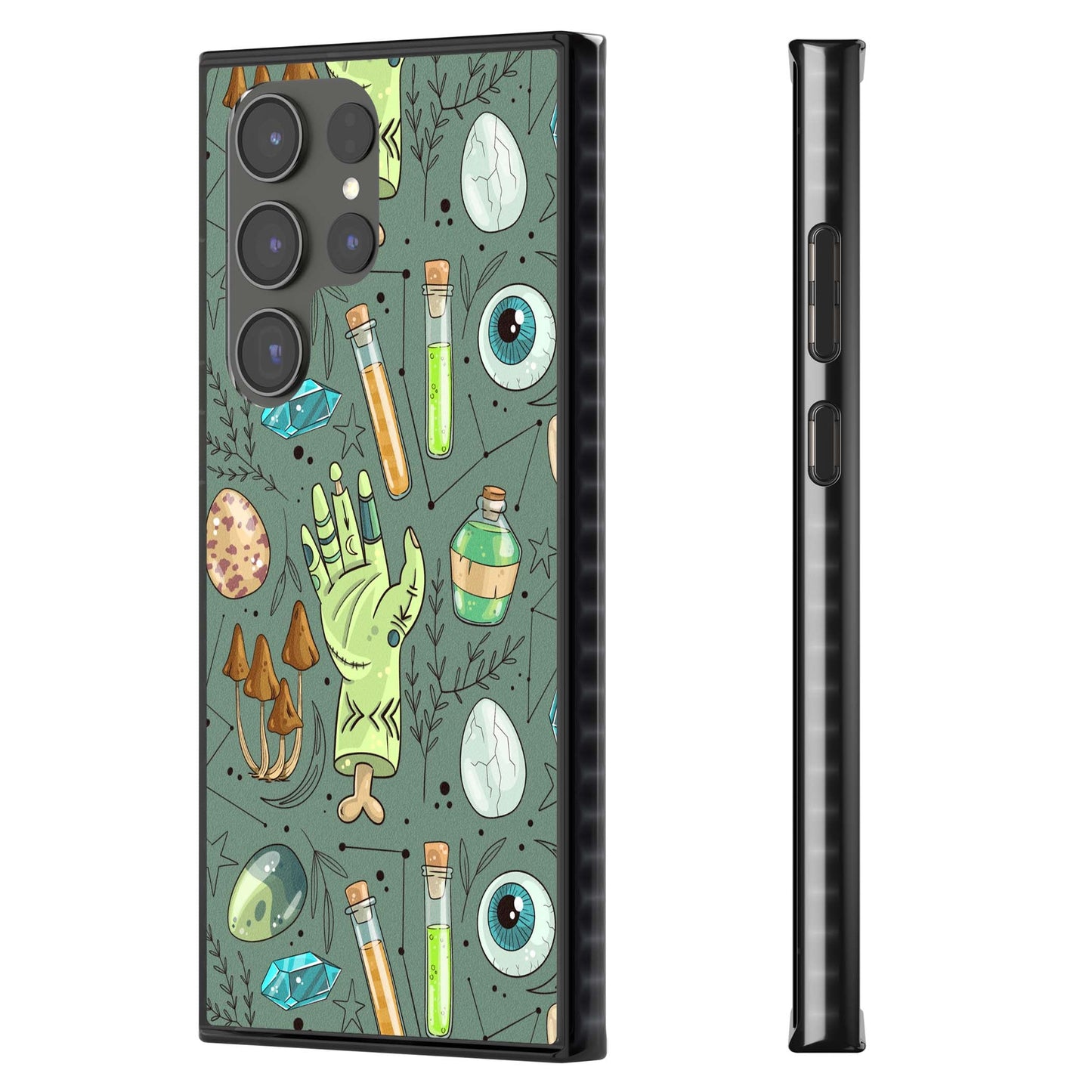 Motif expérimental de dessin animé pour Halloween