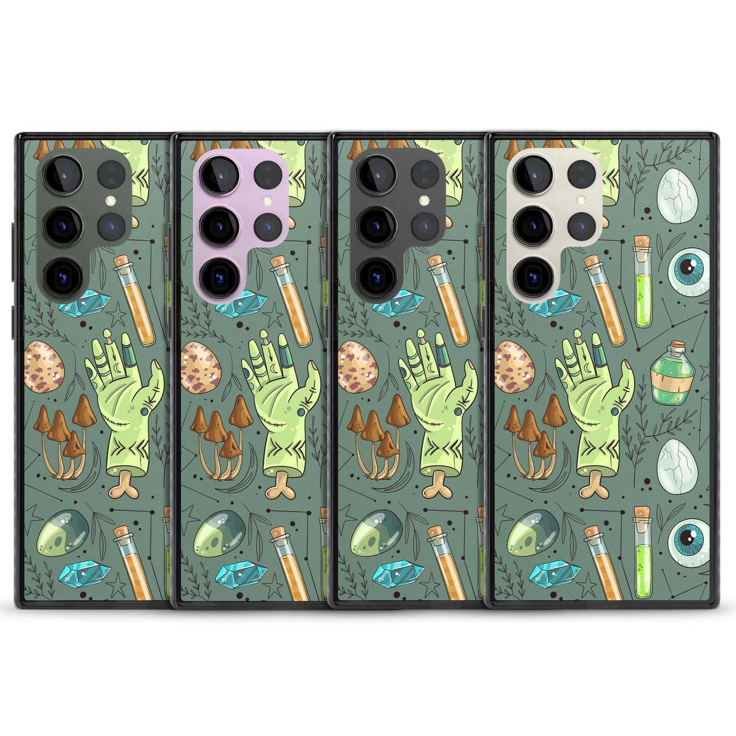 Motif expérimental de dessin animé pour Halloween