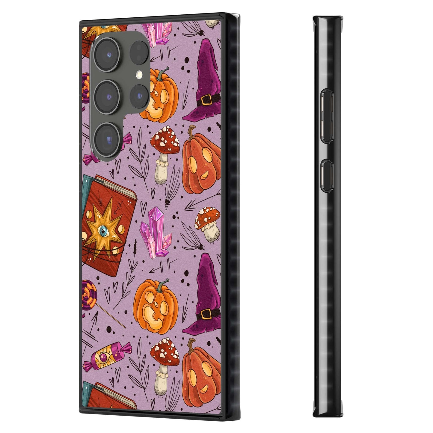 Witchy Cartoon Halloween Pattern