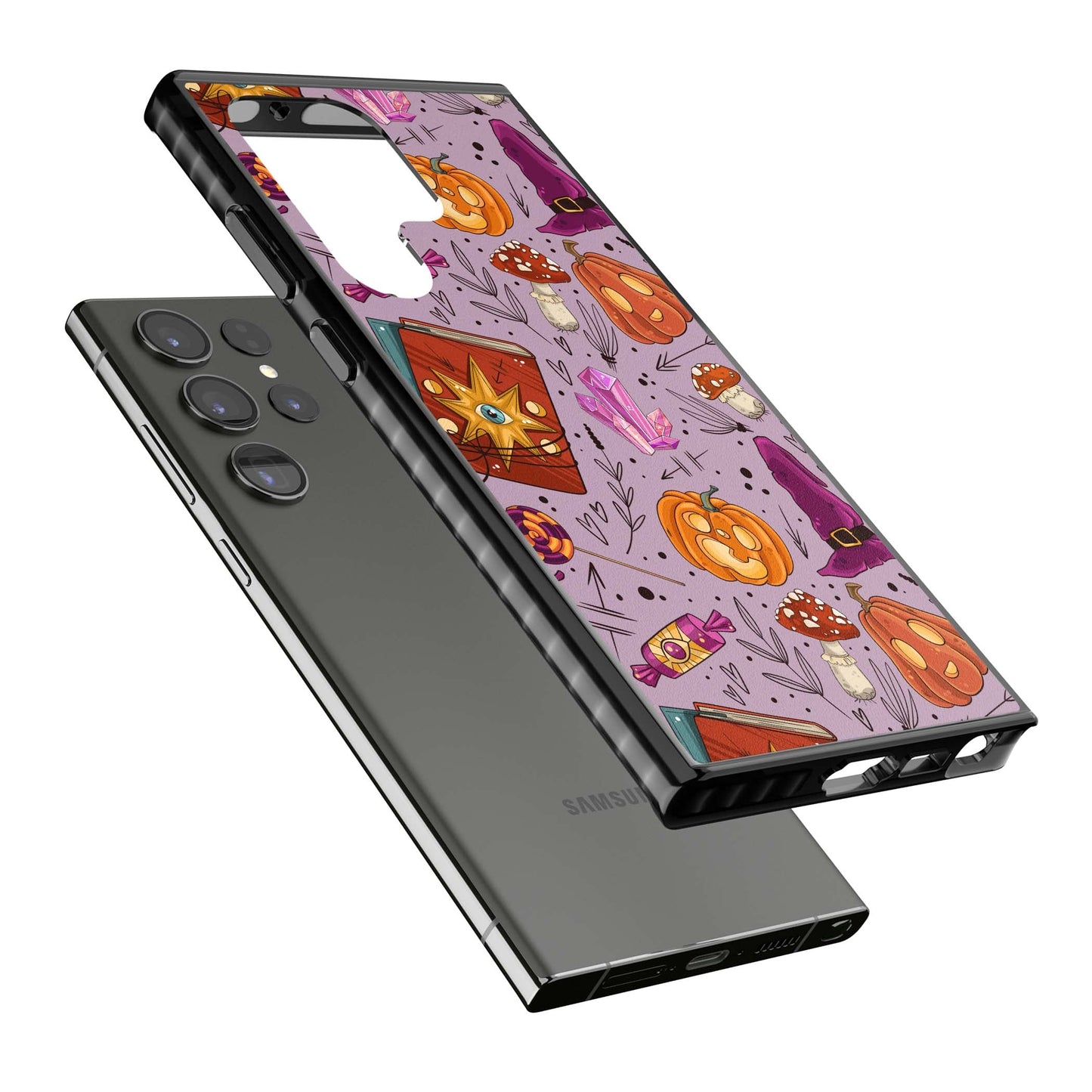 Witchy Cartoon Halloween Pattern