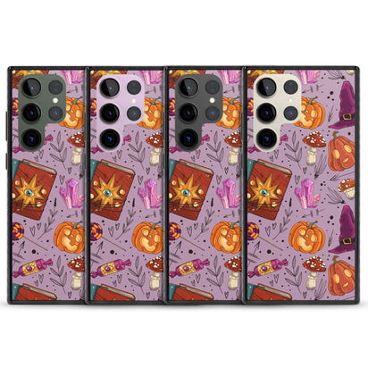 Witchy Cartoon Halloween Pattern