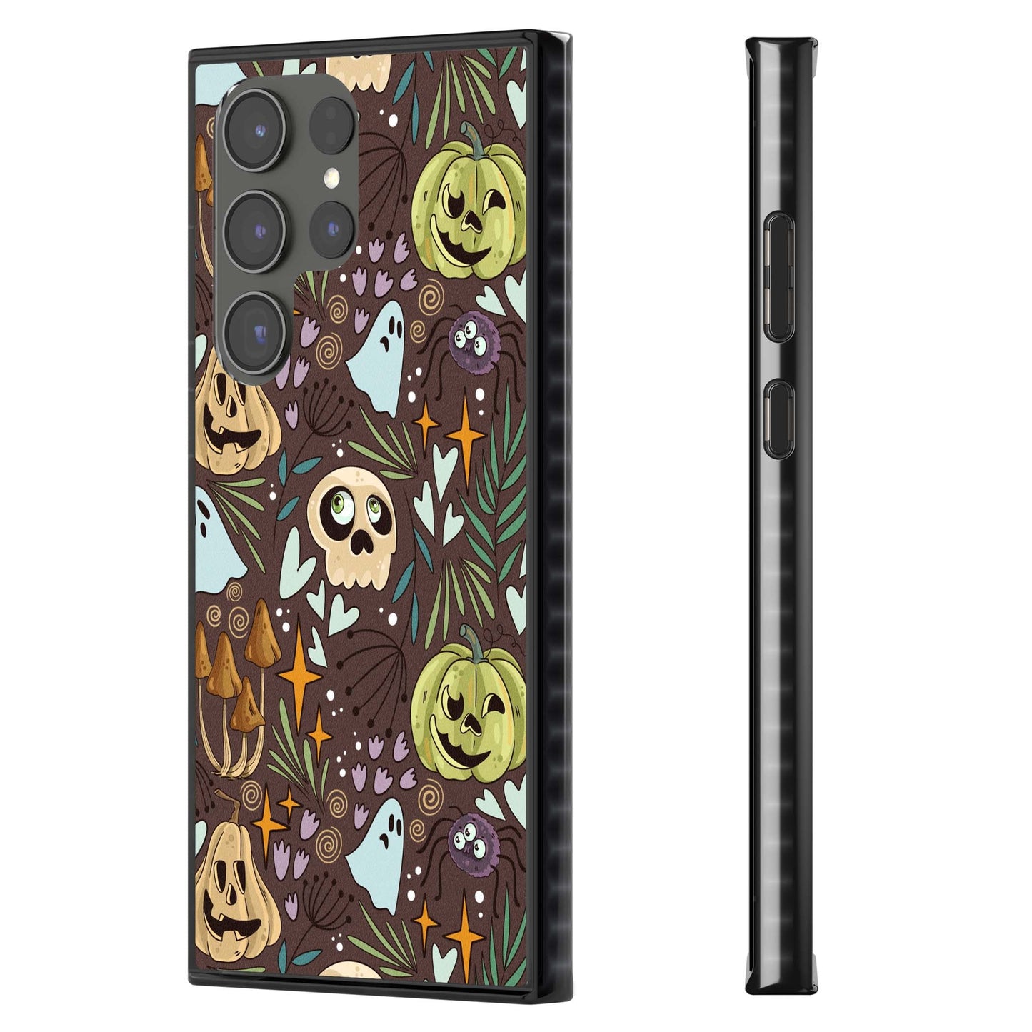 Goblincore Cartoon Halloween Pattern