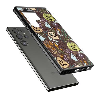 Goblincore Cartoon Halloween Pattern