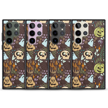Goblincore Cartoon Halloween Pattern