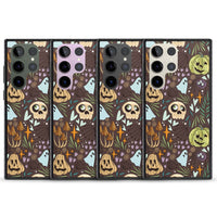 Goblincore Cartoon Halloween Pattern
