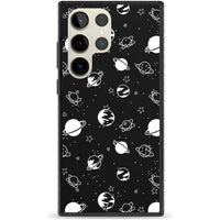 White Planets On Black