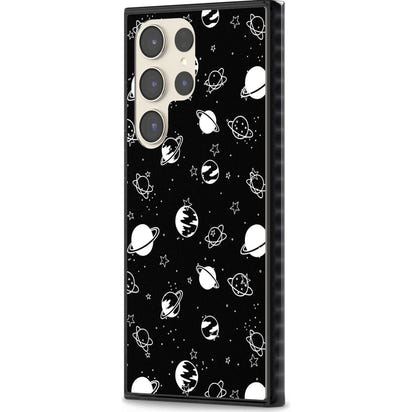 White Planets On Black