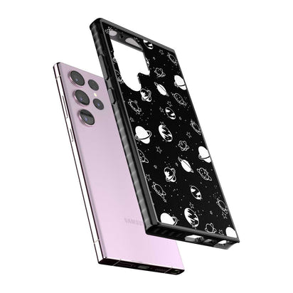 White Planets On Black