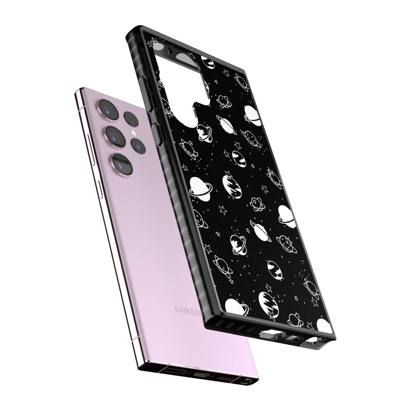 White Planets On Black