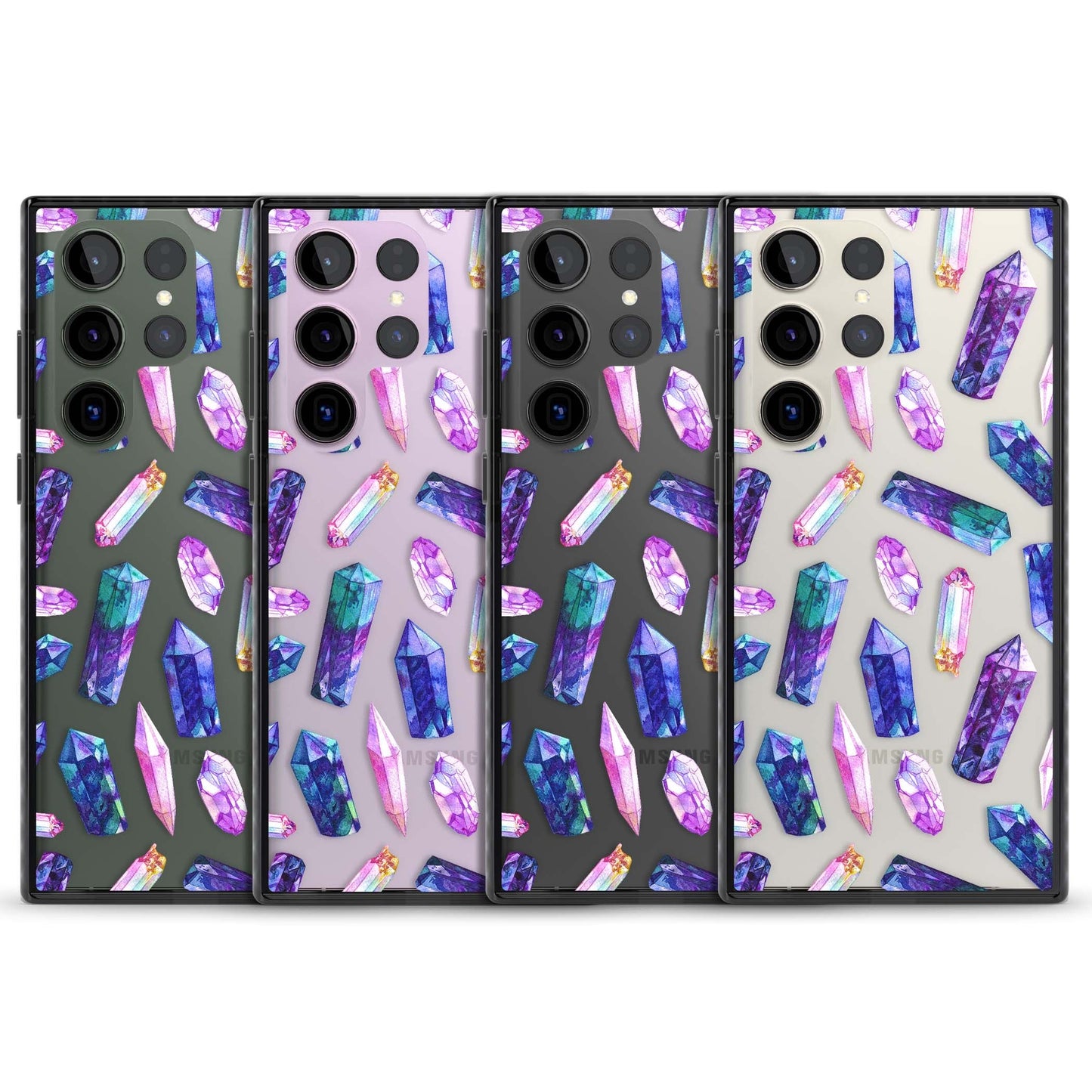 Iridescent Prism Crystals