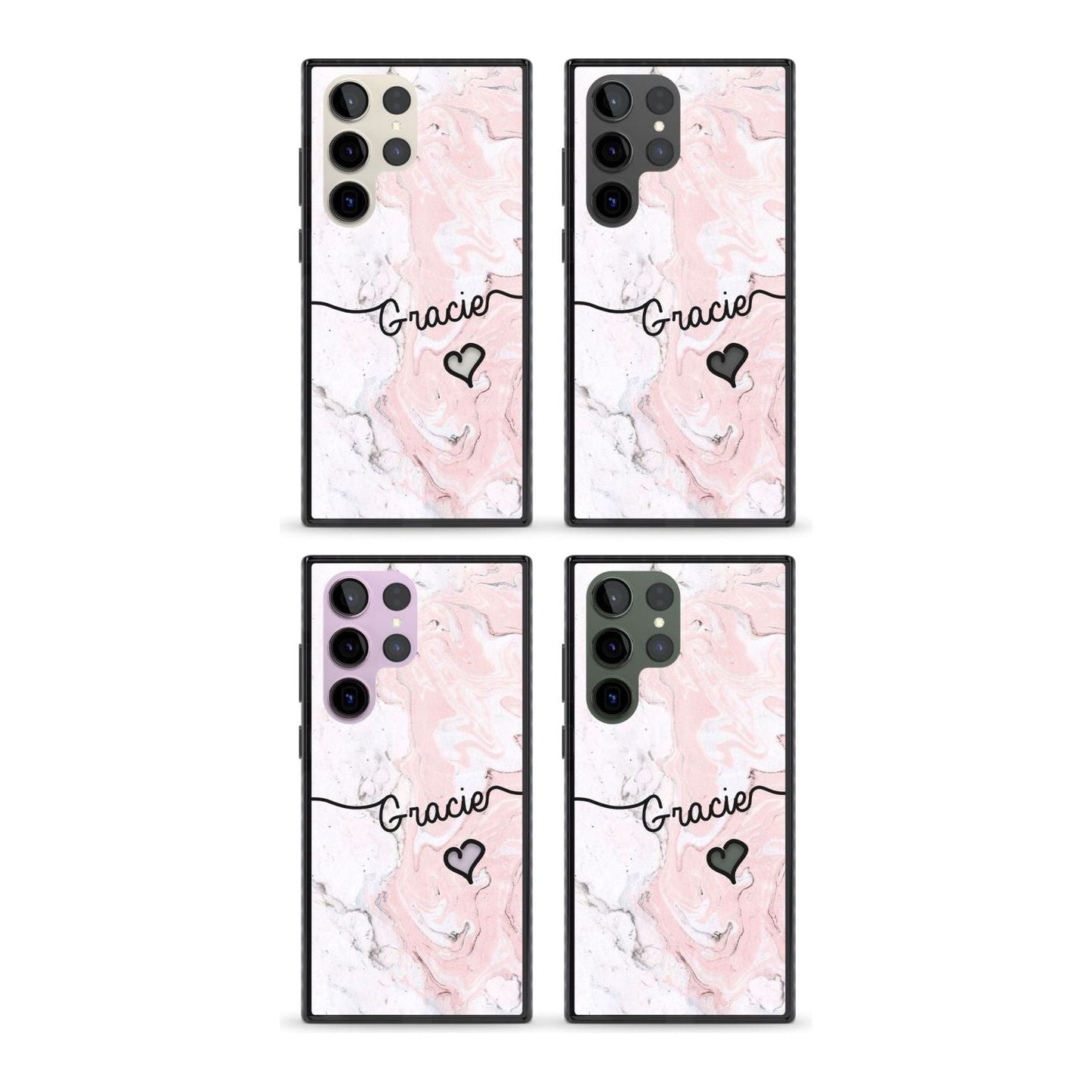 Personalised Pink Marble