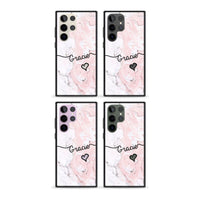 Personalised Pink Marble