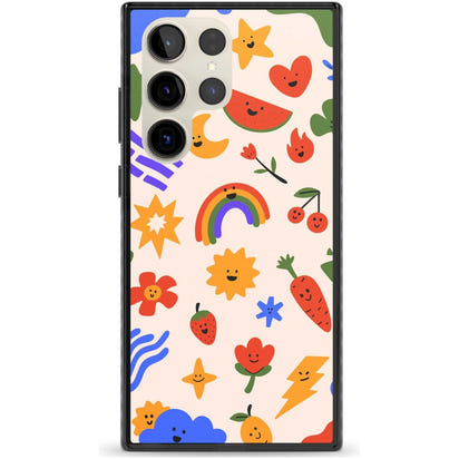 Verspielte Kawaii-Symbole