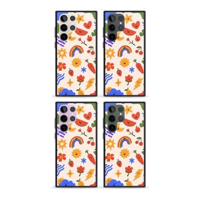 Verspielte Kawaii-Symbole