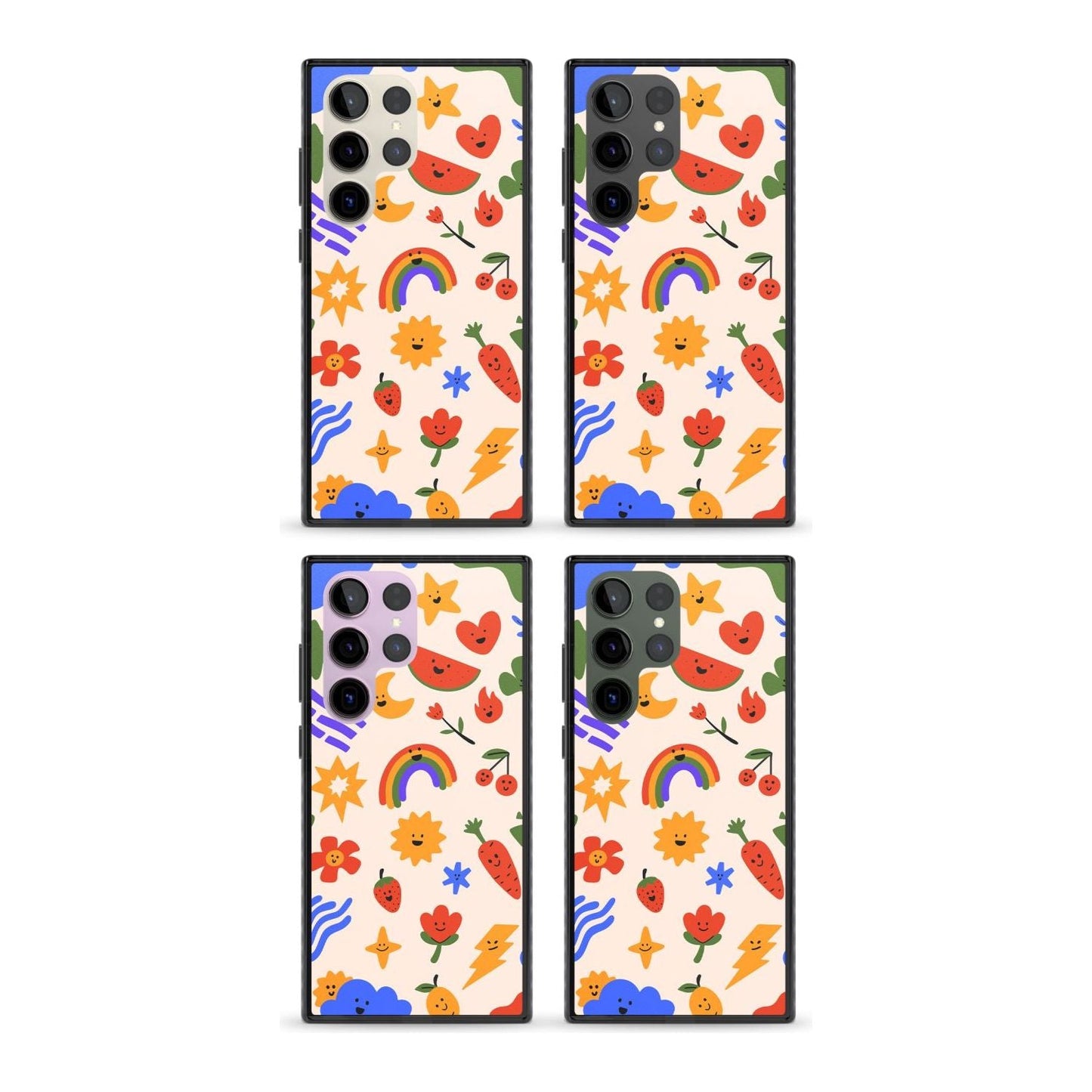 Verspielte Kawaii-Symbole