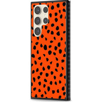 Fetter roter Punktdruck